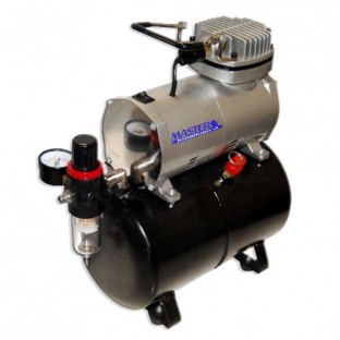 Airbrush mini compressor with air reservoir - Mark's Miniatures